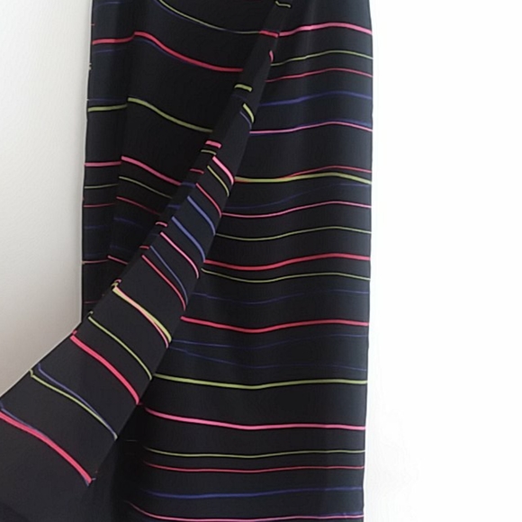 Vintage Judith Hart Collection Striped Wrap Maxi Skirt Size Medium - Picture 3 of 16